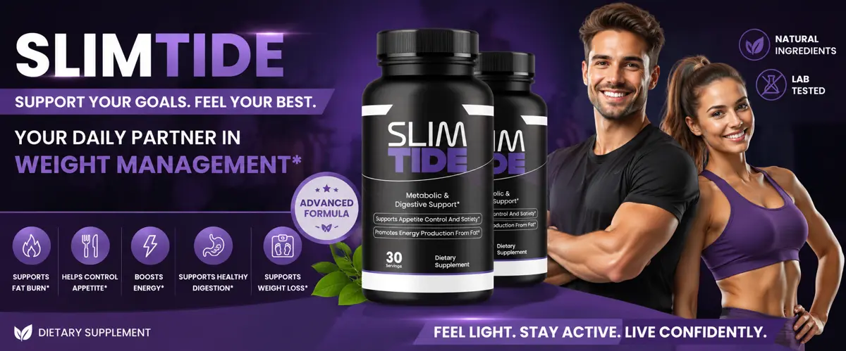 Slimtide banner: Your daily partner in weight management